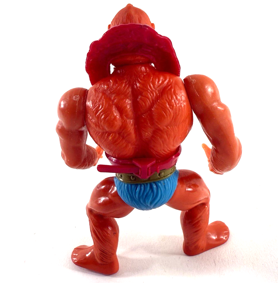 Mattel 1982 He-Man Masters of the Universe 6" Beast Man Figure with Harness