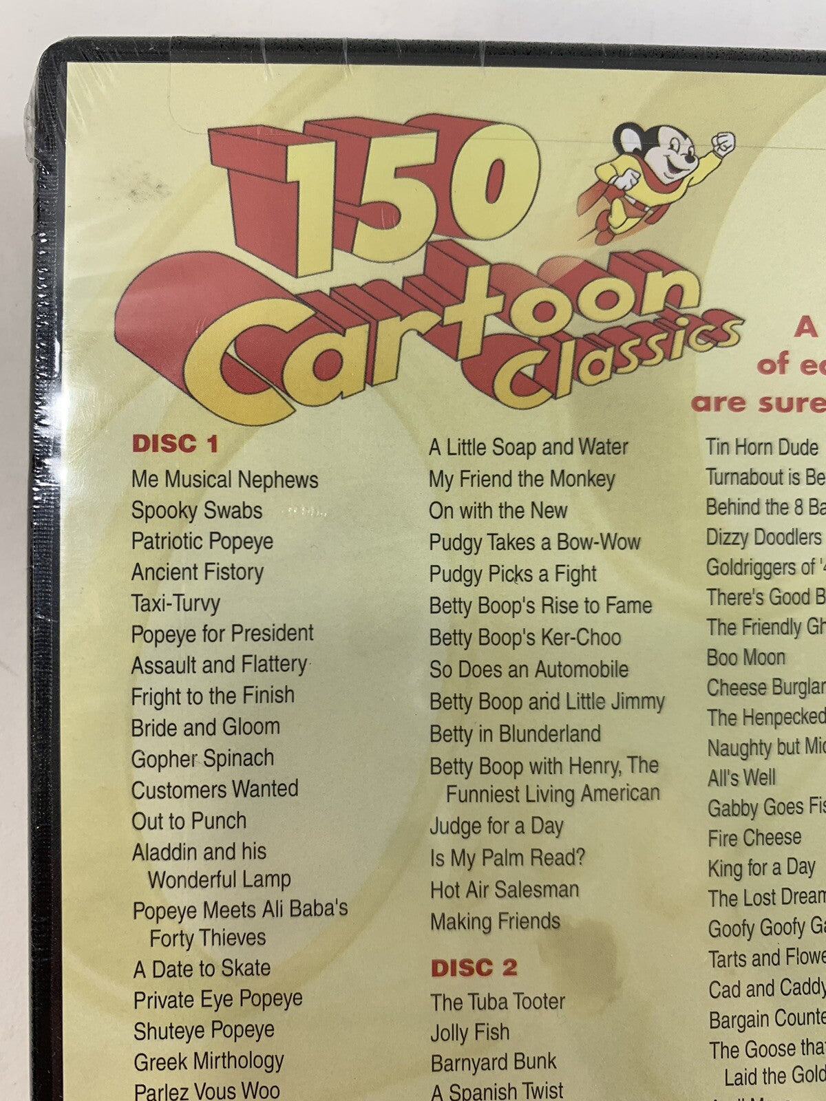 Ultimate 150 Cartoon Festival (DVD, 2008) New, Factory Sealed