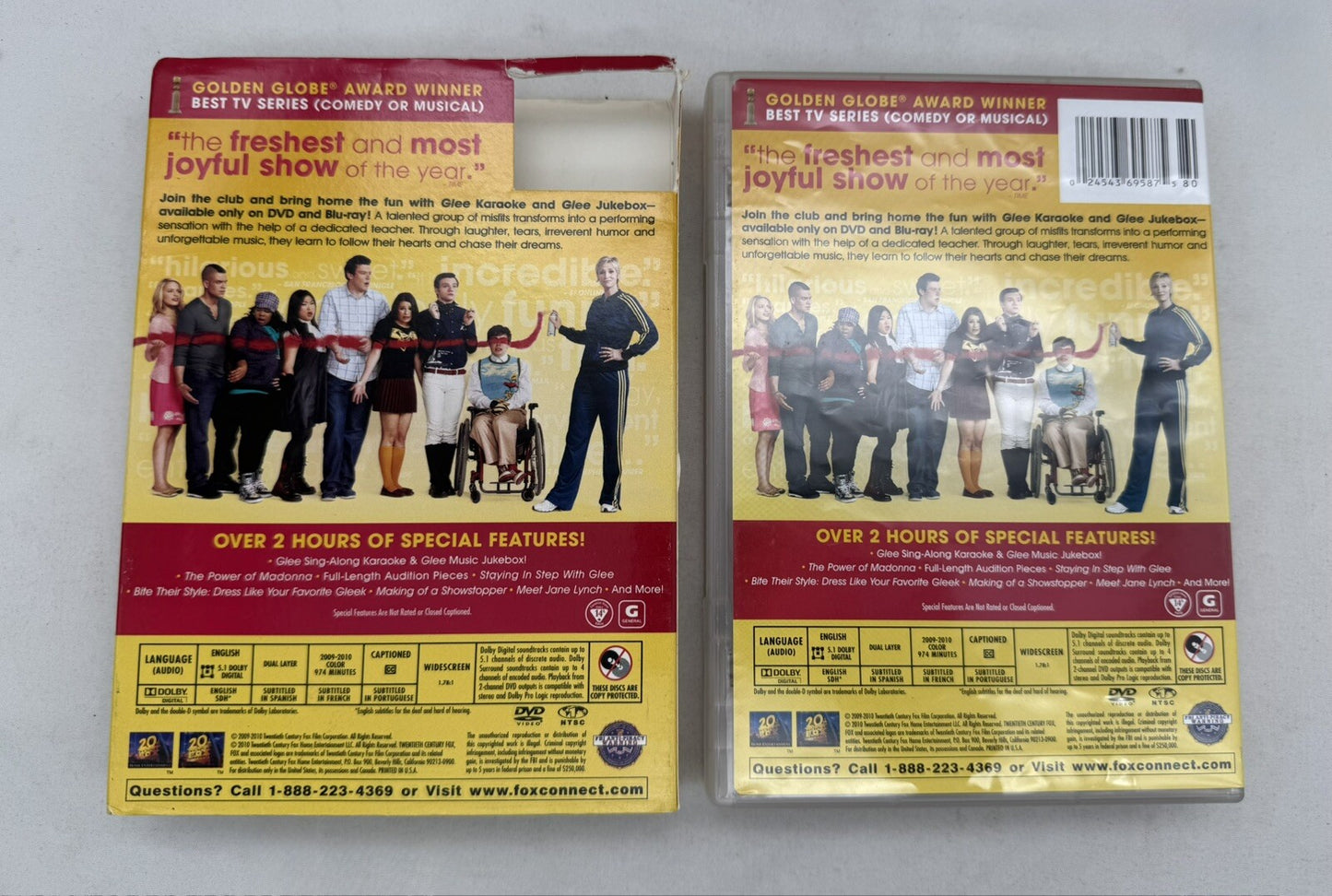 Glee: The Complete First Season (DVD, 2010, Gleek Edition) Tested and Working