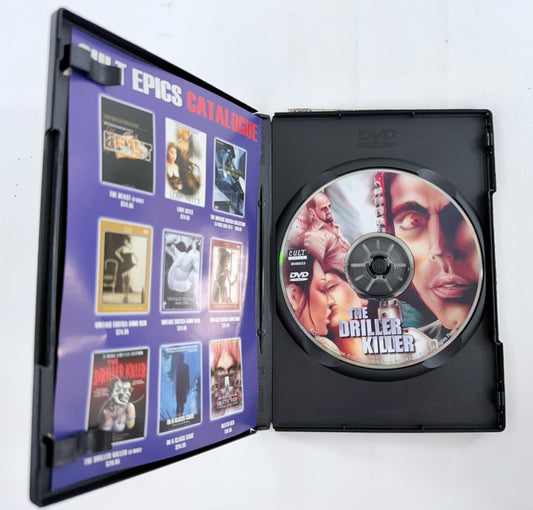 The Driller Killer (DVD, 2004) 1979 Abel Ferrara Jimmy Laine Cult Film - Tested
