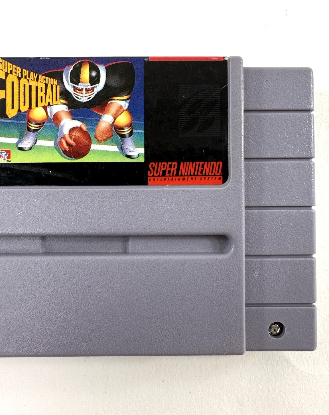 Super Play Action Football (Super Nintendo SNES, 1992) Game Cartridge - Tested