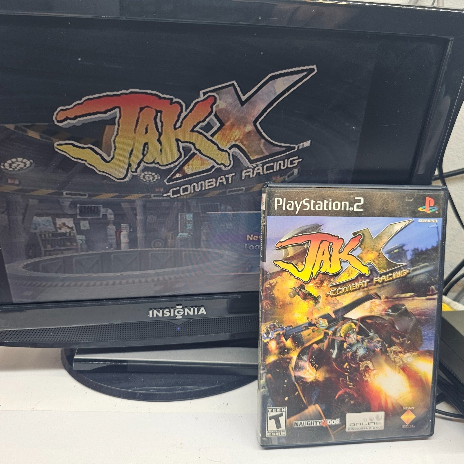 Jak X: Combat Racing (PlayStation 2, 2006) Game and Case - Tested And Working