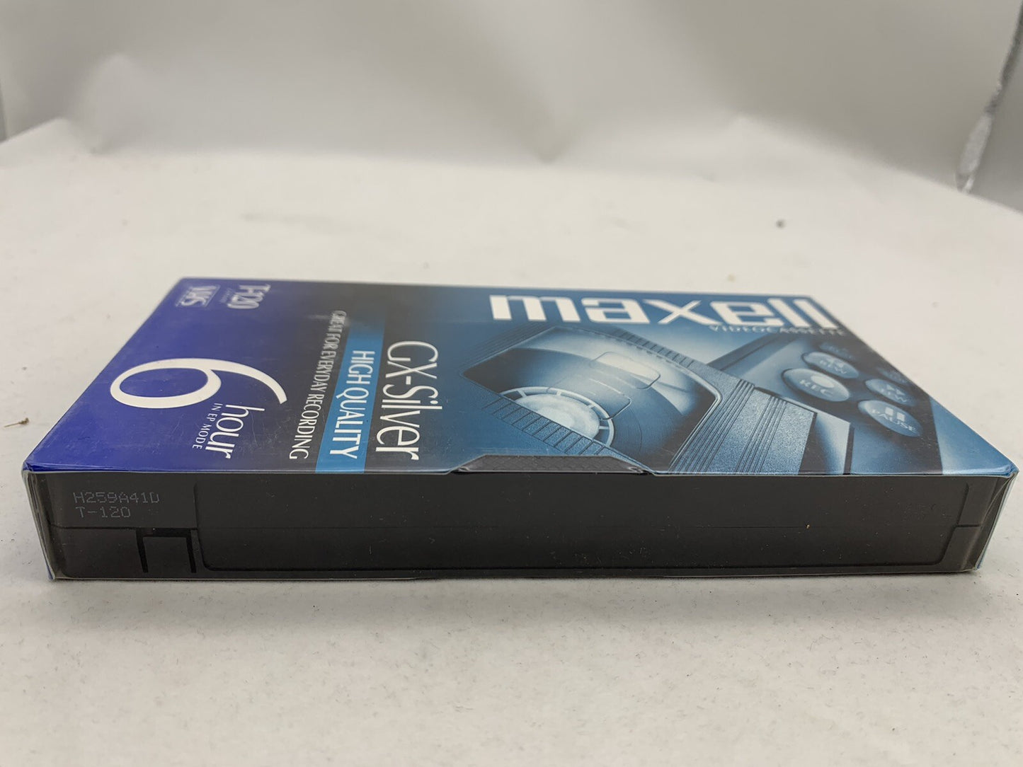 Maxwell GX-Silver 6 Hour T-120 VHS Tape - New, Factory Sealed
