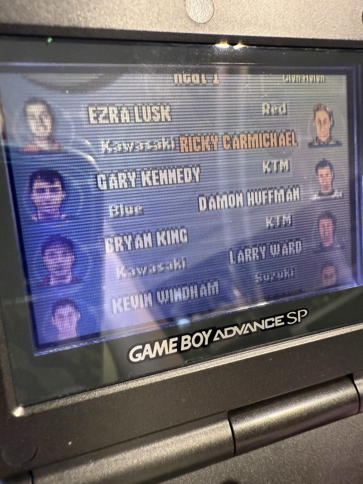 MX 2002 Featuring Ricky Carmichael (GameBoy Advance, 2001) Game Cartridge