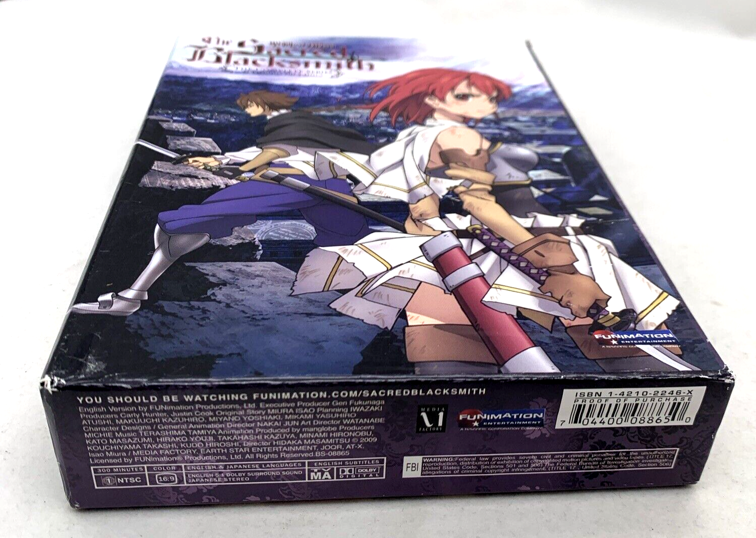 The Sacred Blacksmith: Complete Series Limited Edition Set (DVD, 2009) Tested