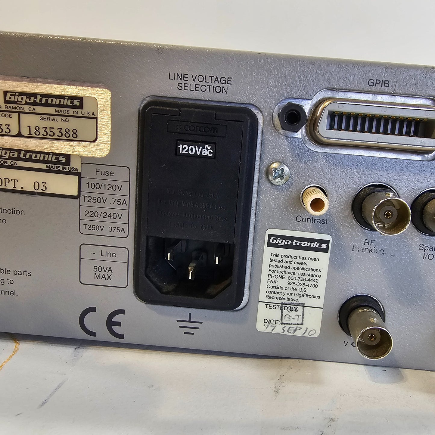 Giga-Tronics 8541C Universal Power Meter Option 03 - Tested