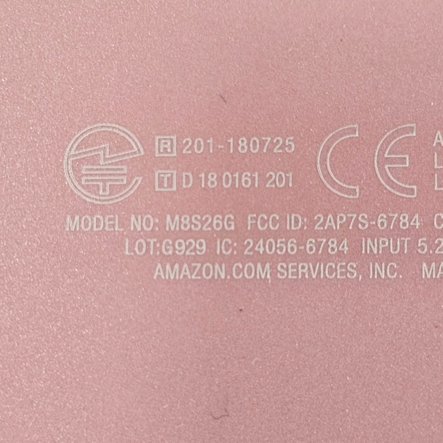 Amazon Fire 7 (9th Generation) 16GB, Wi-Fi, 7in - Plum (Tested)