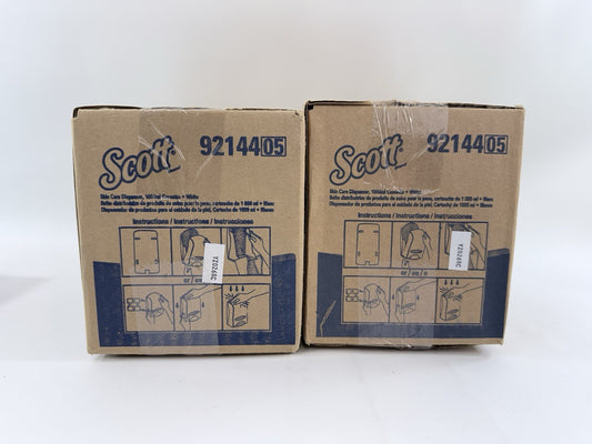 Scott Essential Skin Care White Soap Dispenser 92144 (Bundle of 2)