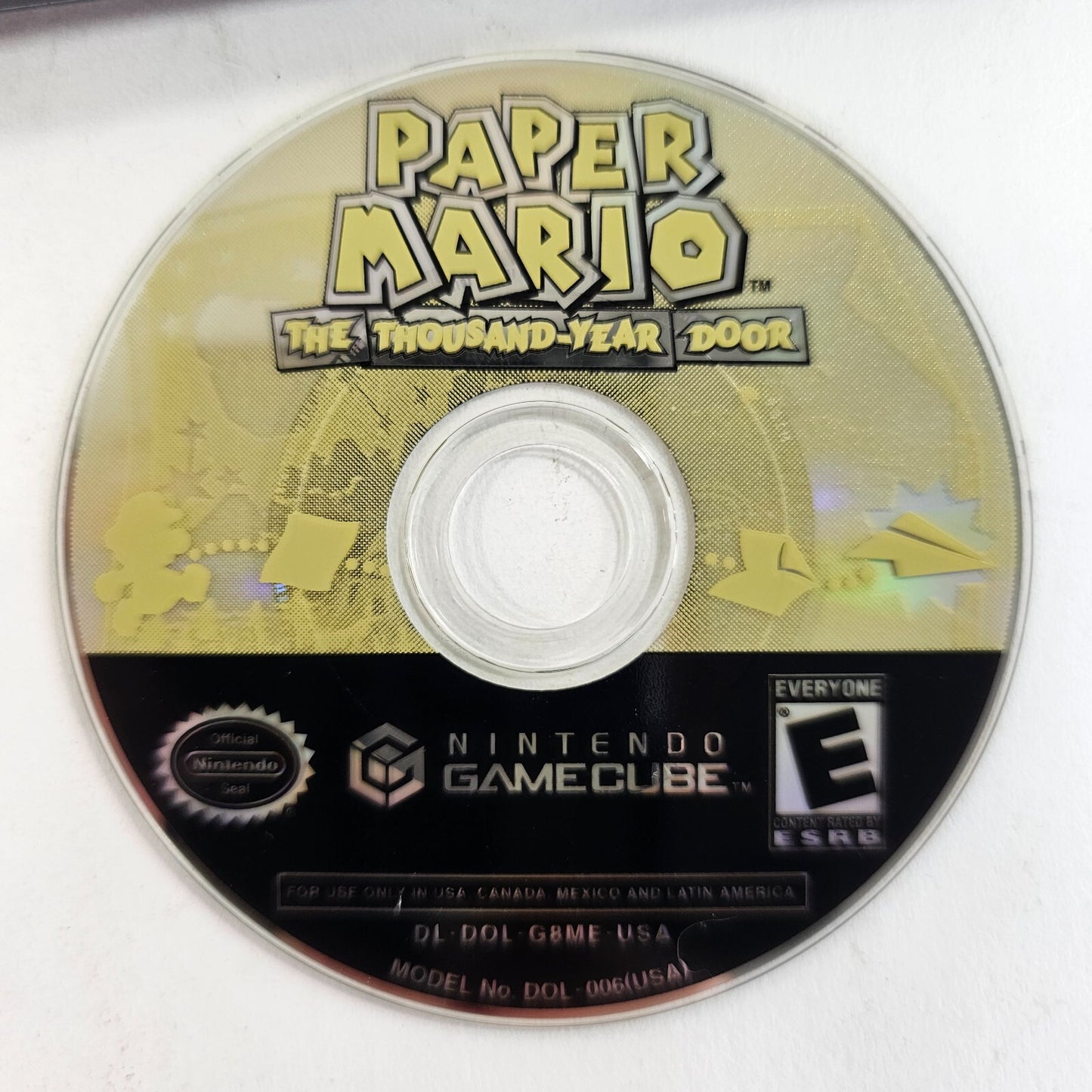 Paper Mario: The Thousand-Year Door (GameCube, 2004) Game Case Inserts - Tested