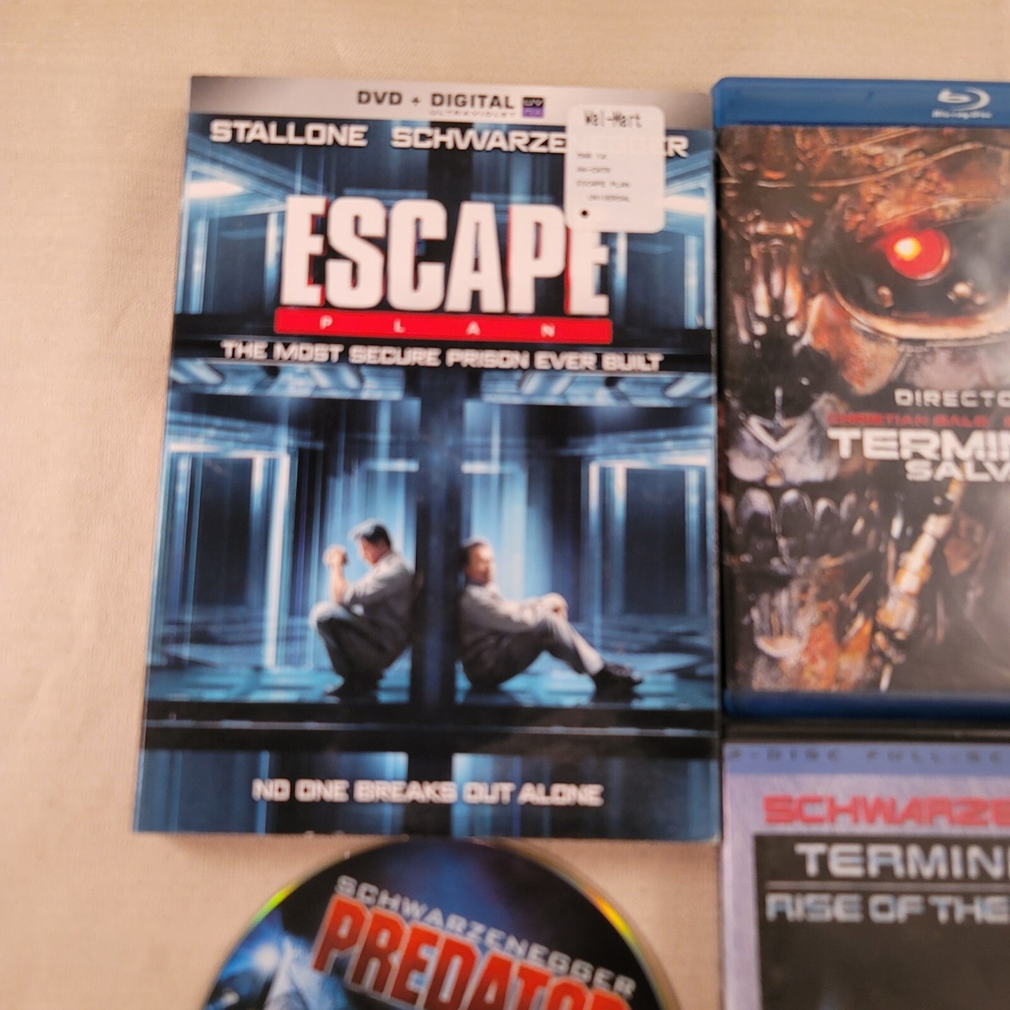 Terminator 3 Schwarzenegger Movie Lot Predator Escape Salvation DVD