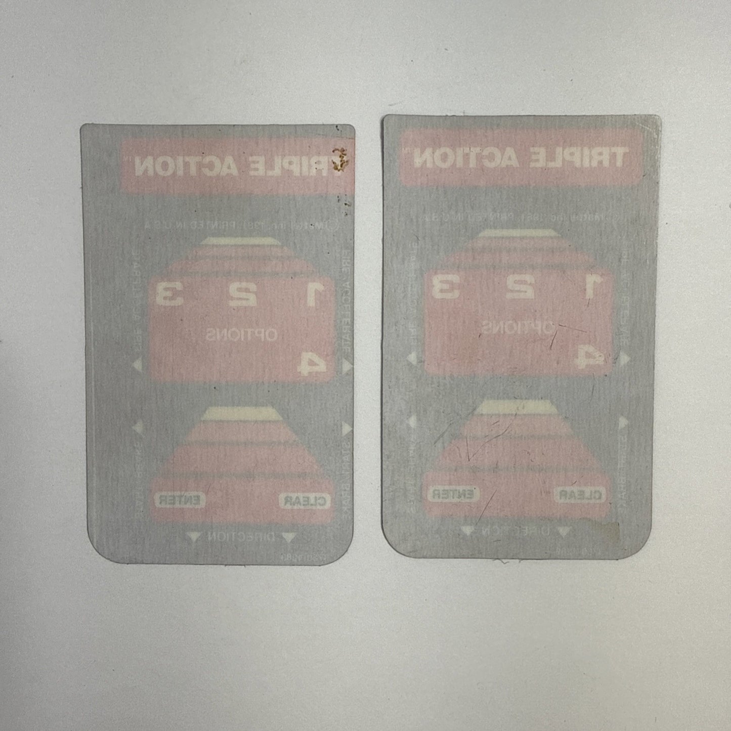 Triple Action (Intellivision, 1981) Game, Case, Manual, Overlays - Tested