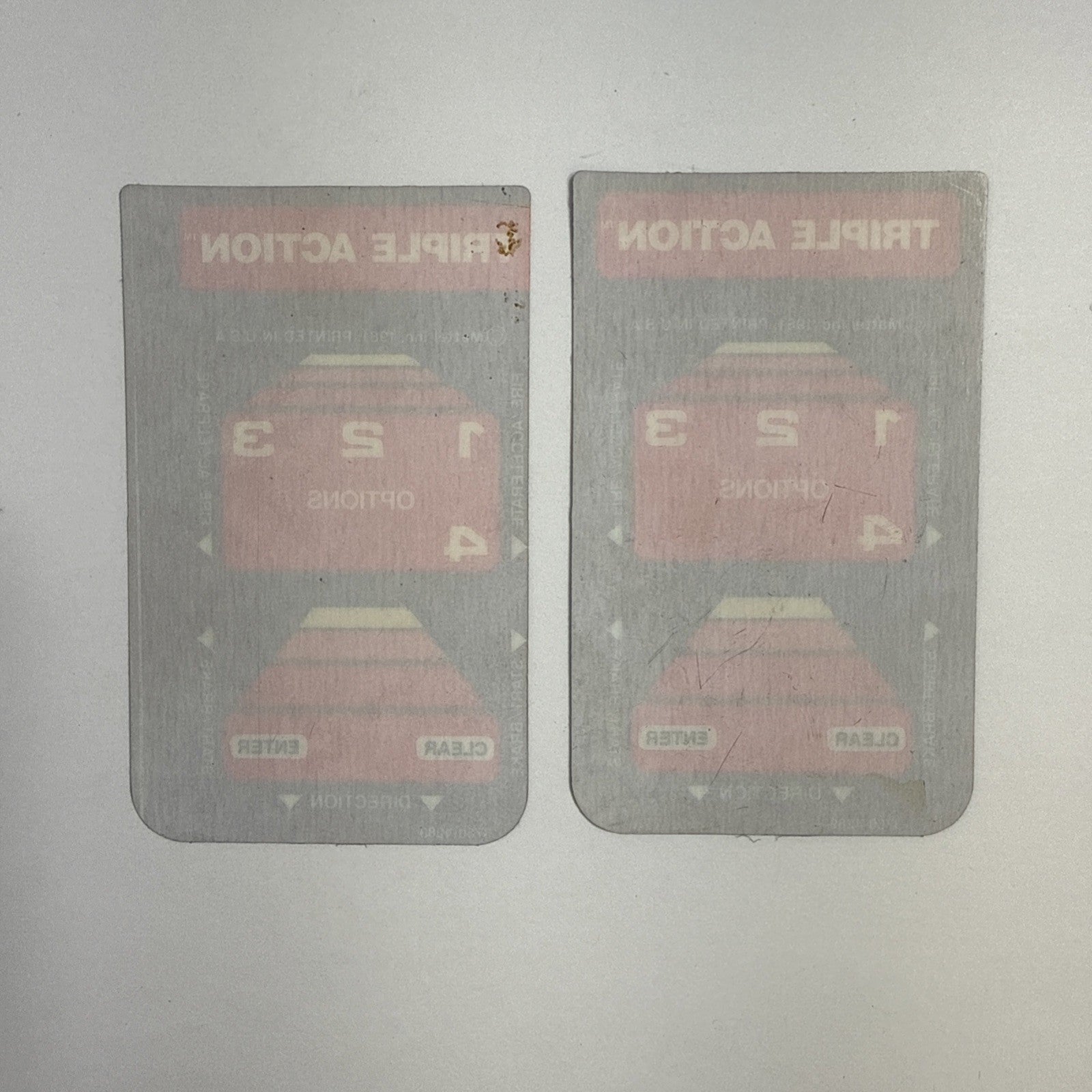 Triple Action (Intellivision, 1981) Game, Case, Manual, Overlays - Tested