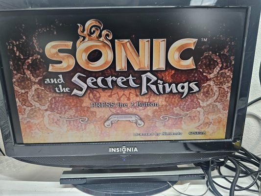 Sonic and the Secret Rings (Nintendo Wii, 2007) Game Disc - Tested and Working