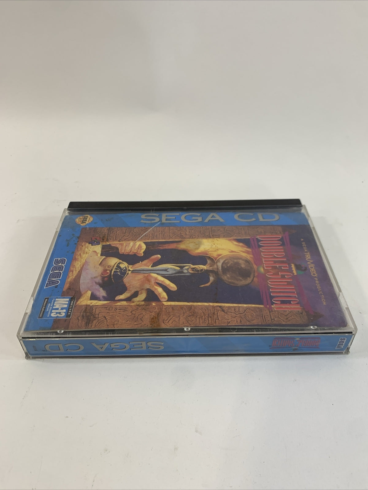 Double Switch (Sega CD 1993) Game Case Manual Registration Card CIB  Corey Haim