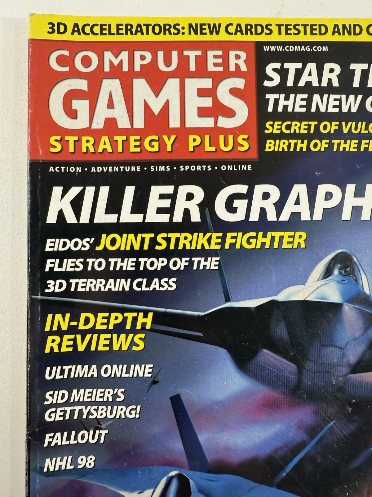 Computer Games Strategy Plus Magazine No. 86 January 1998 Joint Strike Fighter