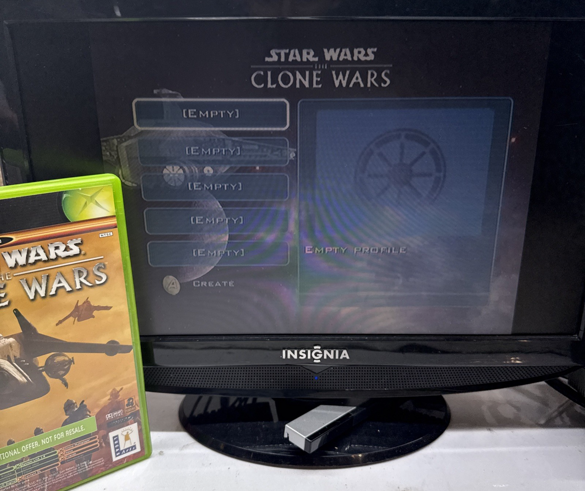 Star Wars: The Clone Wars/Tetris Worlds (Xbox, 2003) Game Case Manuals Insert