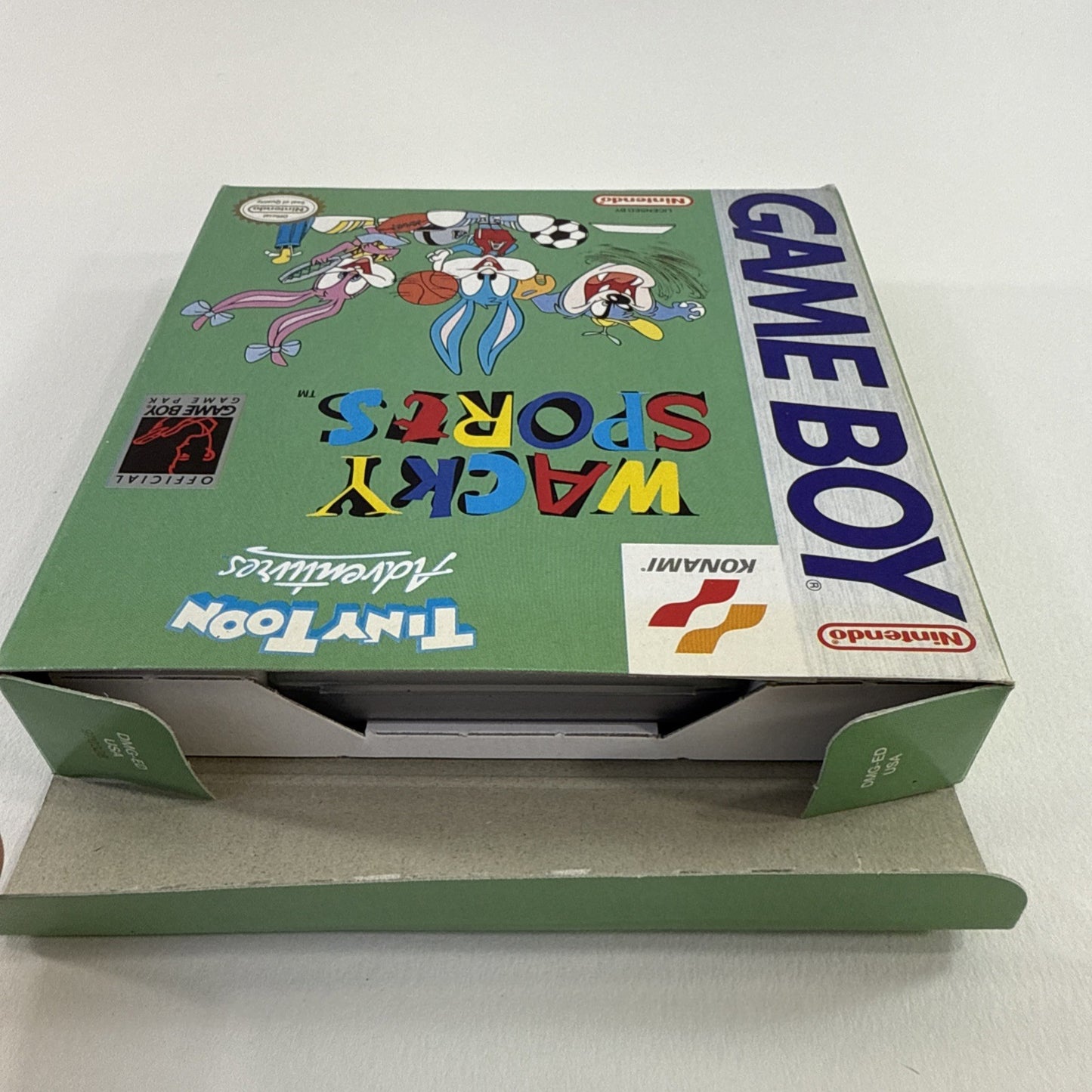 Tiny Toon Adventures: Wacky Sports (GameBoy, 1994) Game Box Manual Reg. Inserts