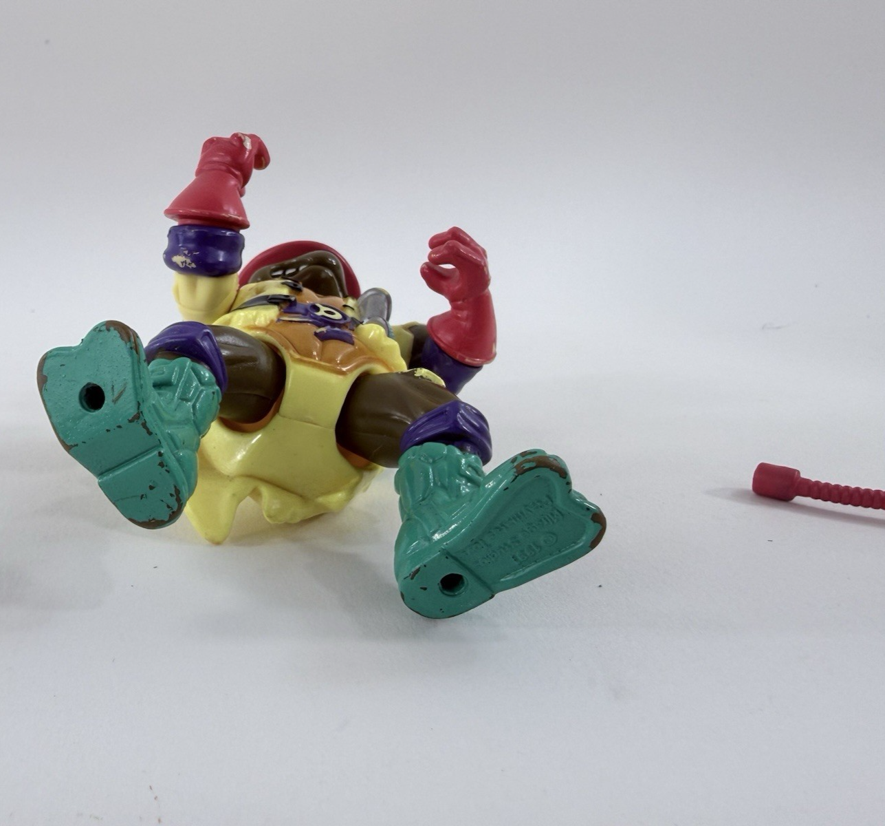 Playmates 1991 Teenage Mutant Ninja Turtles Hose Em Down Don with Hose