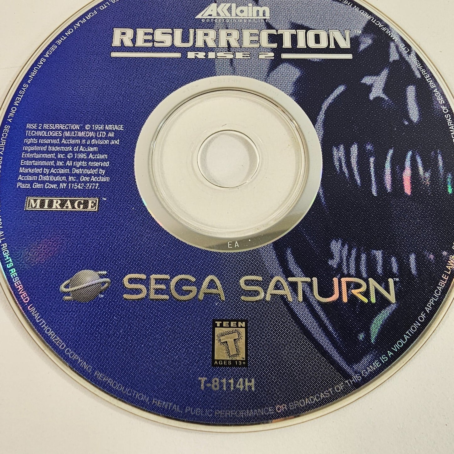 Rise 2: Resurrection (Sega Saturn, 1996) Game Disc Only - READ