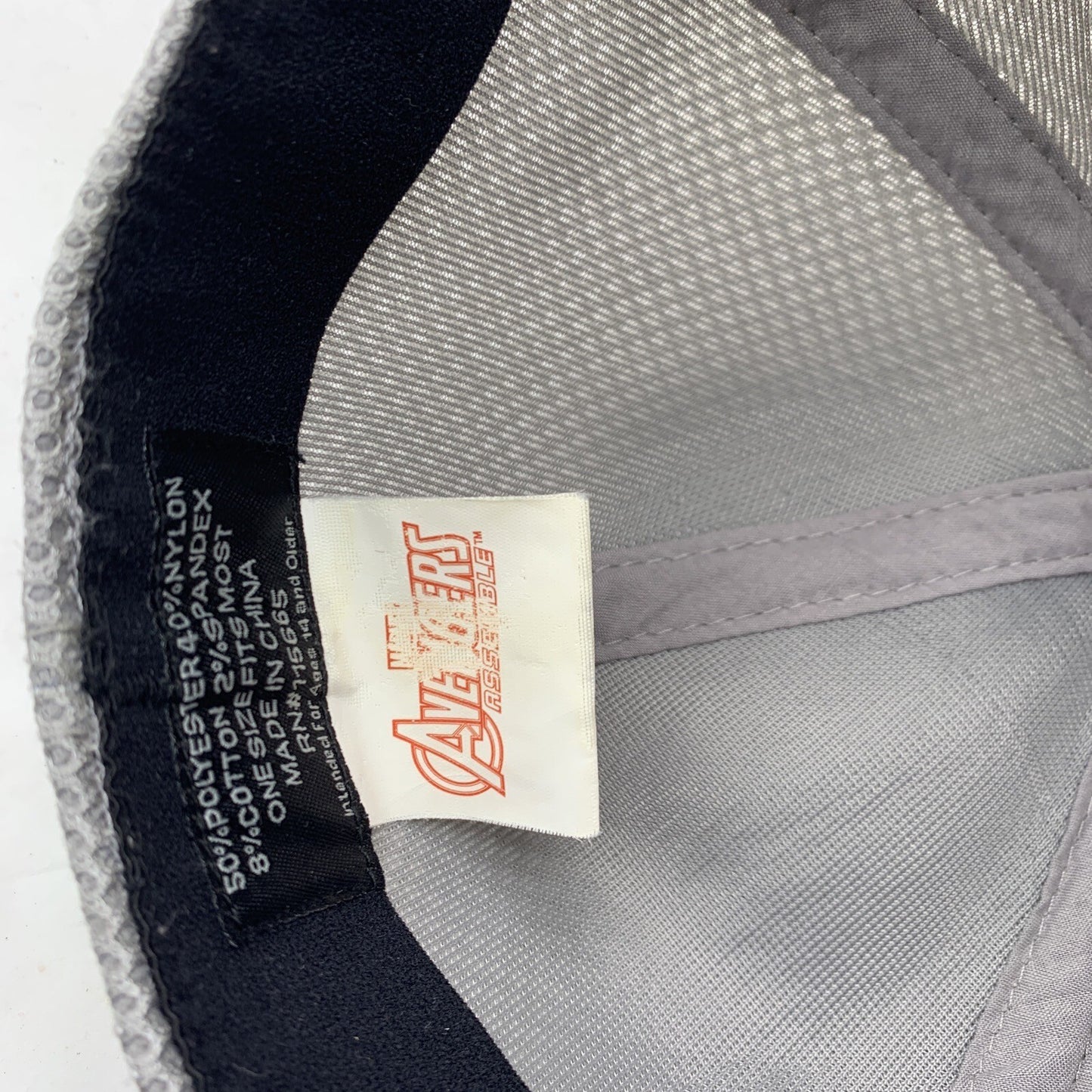 Marvel's Avengers Assemble Unisex Adults Gray Adjustable Hat