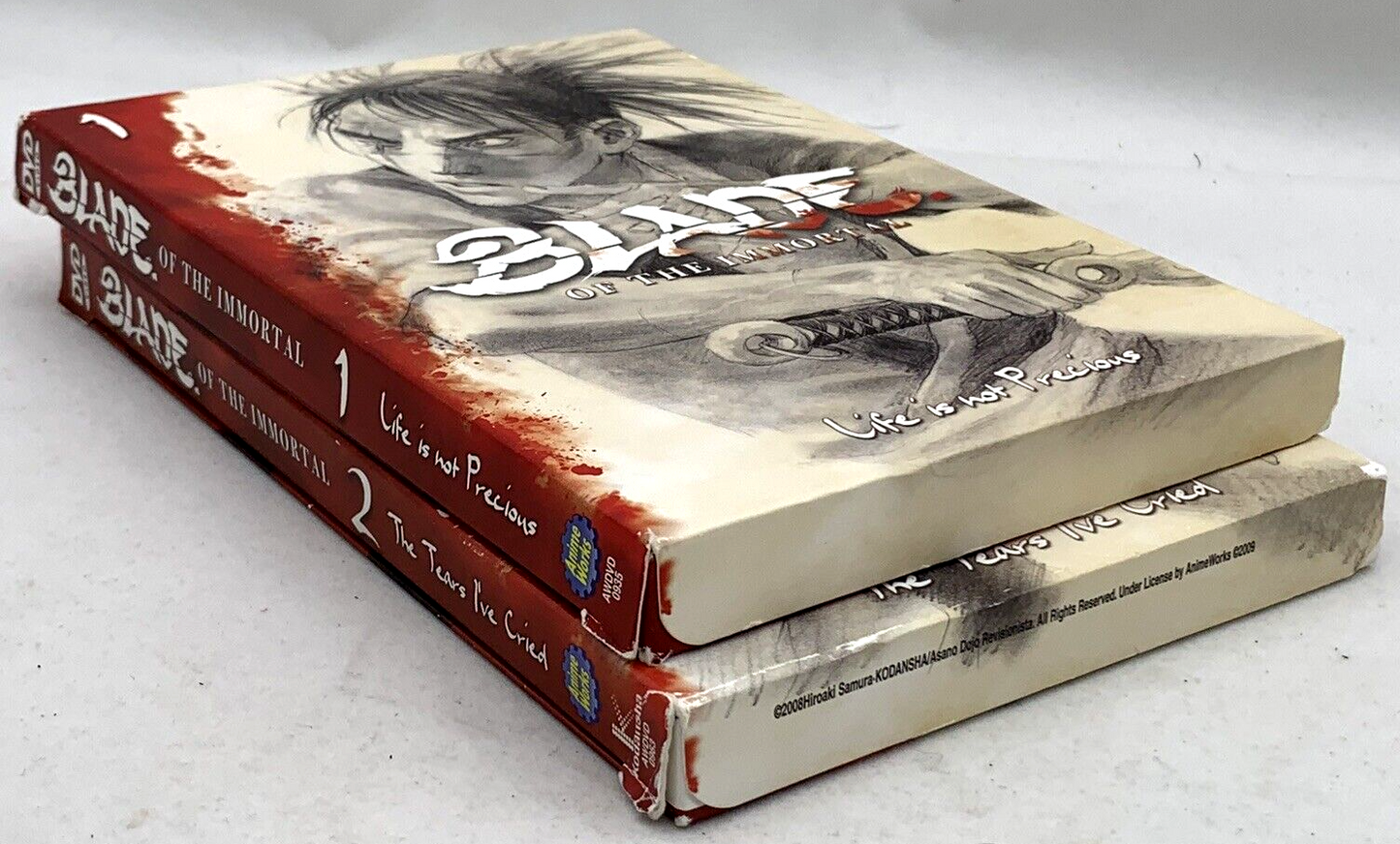 Blade of the Immortal Vol. 1 And Vol. 2 (DVD Anime Bundle) Tested And Working