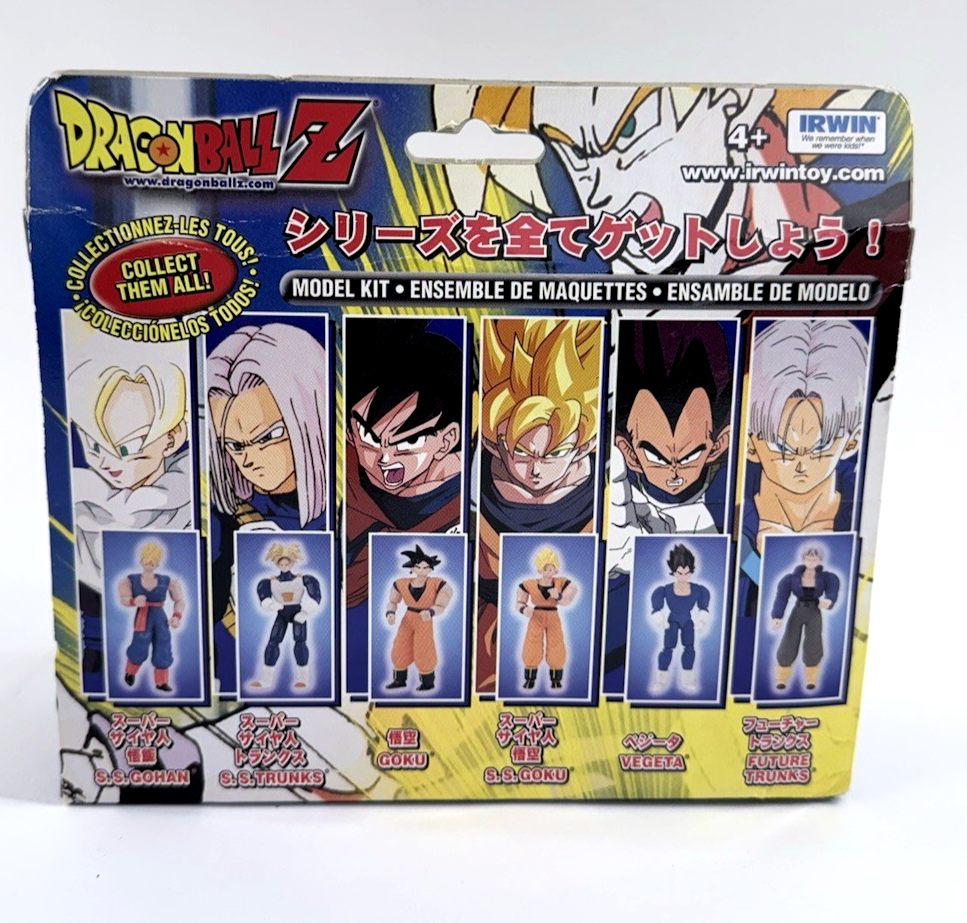 Irwin Toys 2000 Dragon Ball Z Super Saiyan Goku Action Figure Model Kit - New