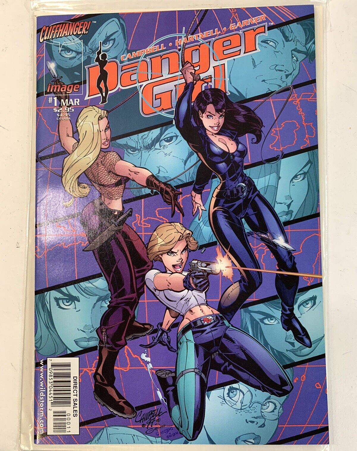 Danger Girl Action Figures Sydney Savage & Abbey Chase With Comics - READ
