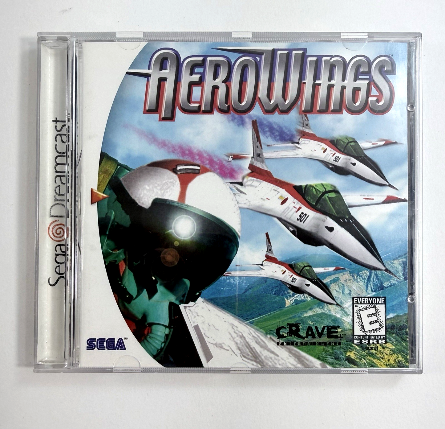 AeroWings (Sega Dreamcast, 1999) Game Case Manual - Tested and Working
