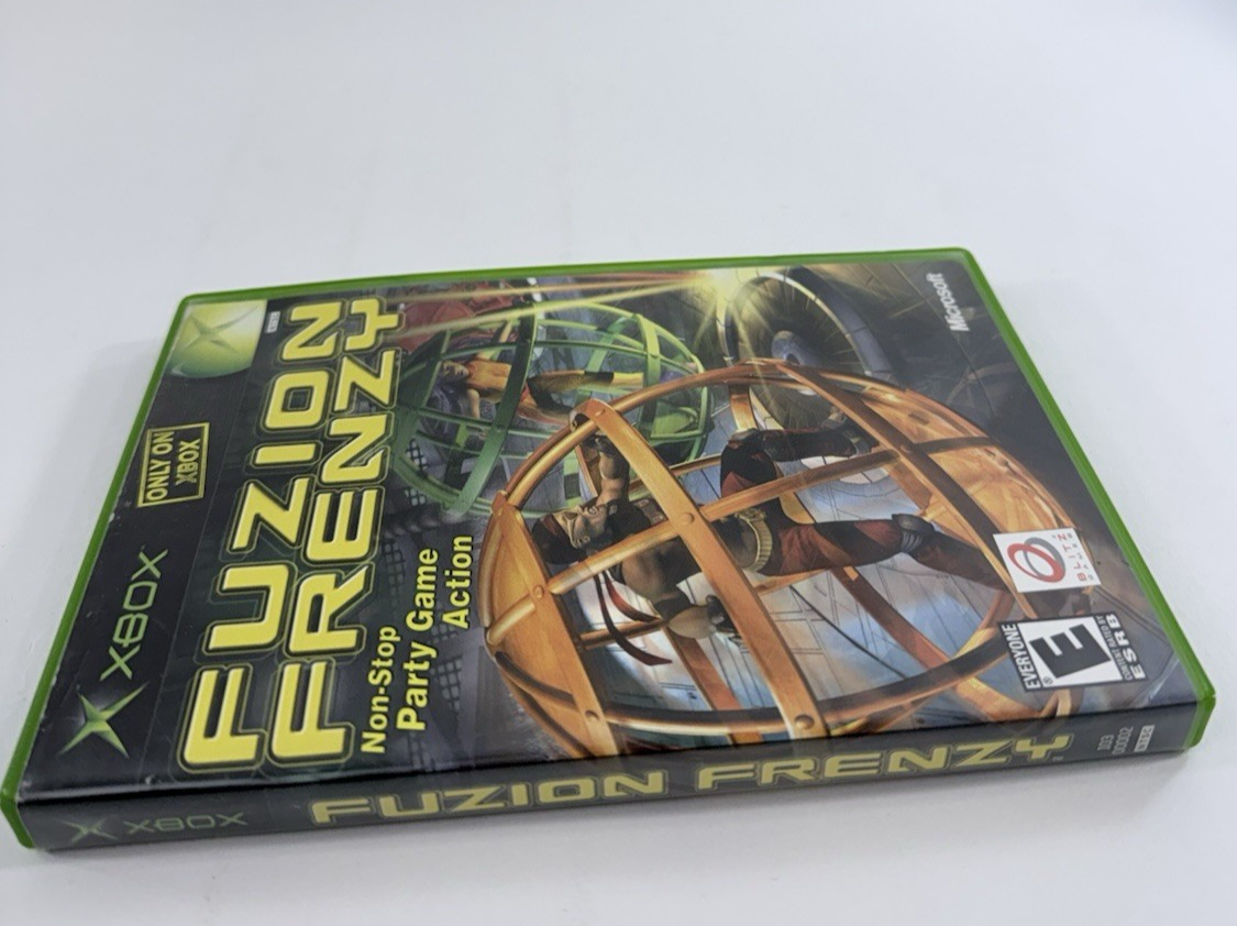 Fuzion Frenzy (Microsoft Xbox, 2001) Game Case Manual Micosoft Insert - Tested