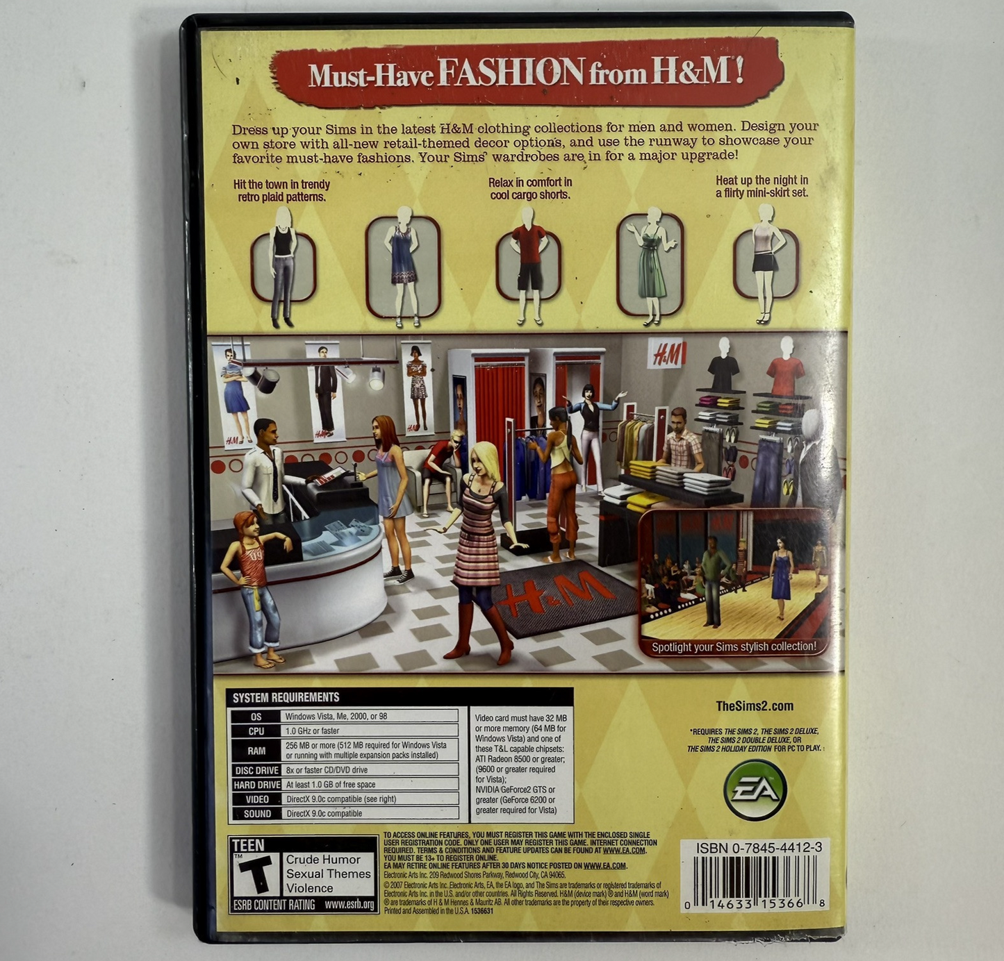 Sims 2: Glamour Life Stuff (PC Expansion Pack Bundle) H&M Fashion Stuff