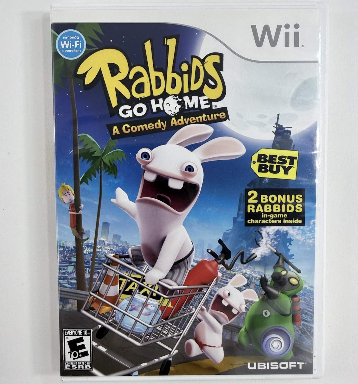 Rabbids Go Home (Nintendo Wii, 2009) Game, Case, Manual, and Insert - Tested