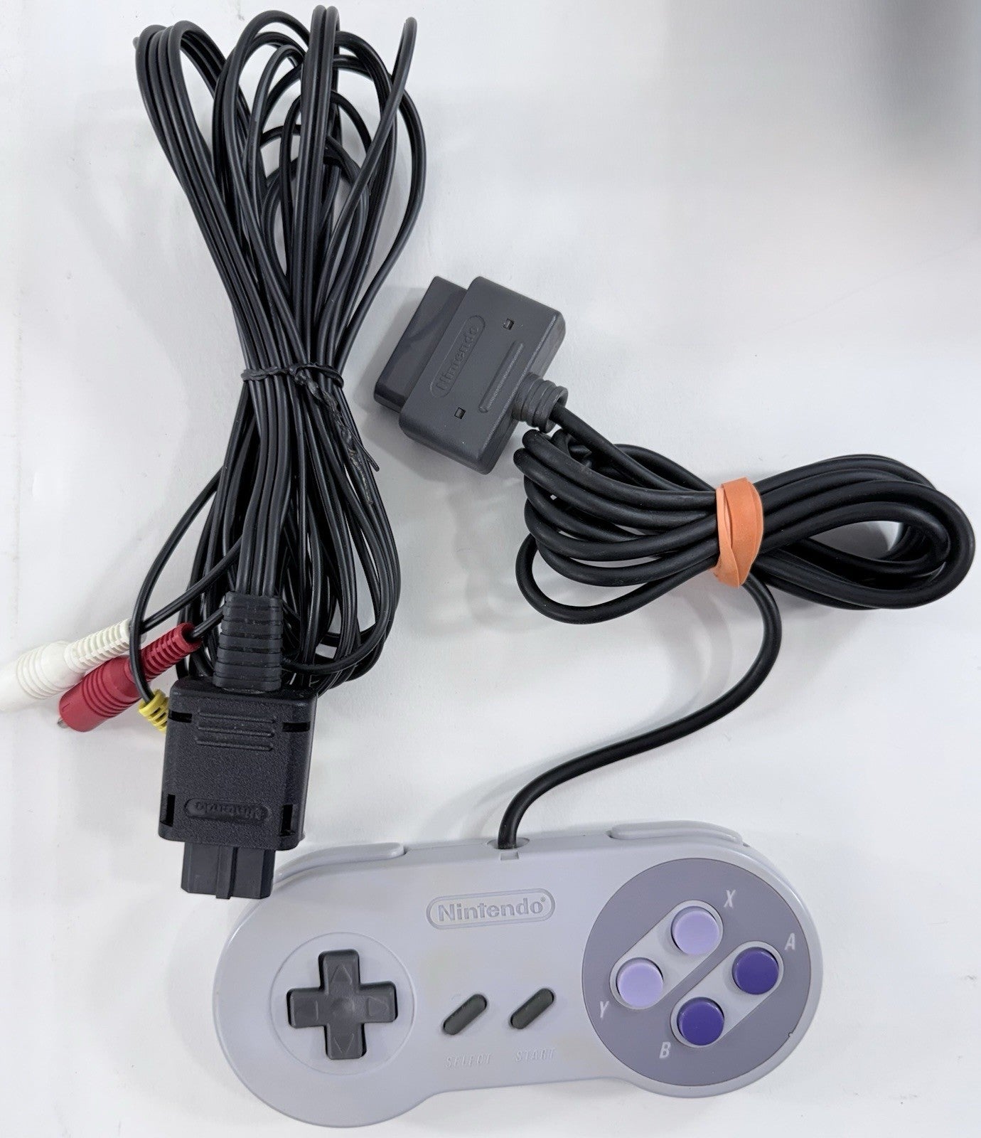 Super Nintendo SNS-101 Custom Shell Console + Controller + Cords  - Tested