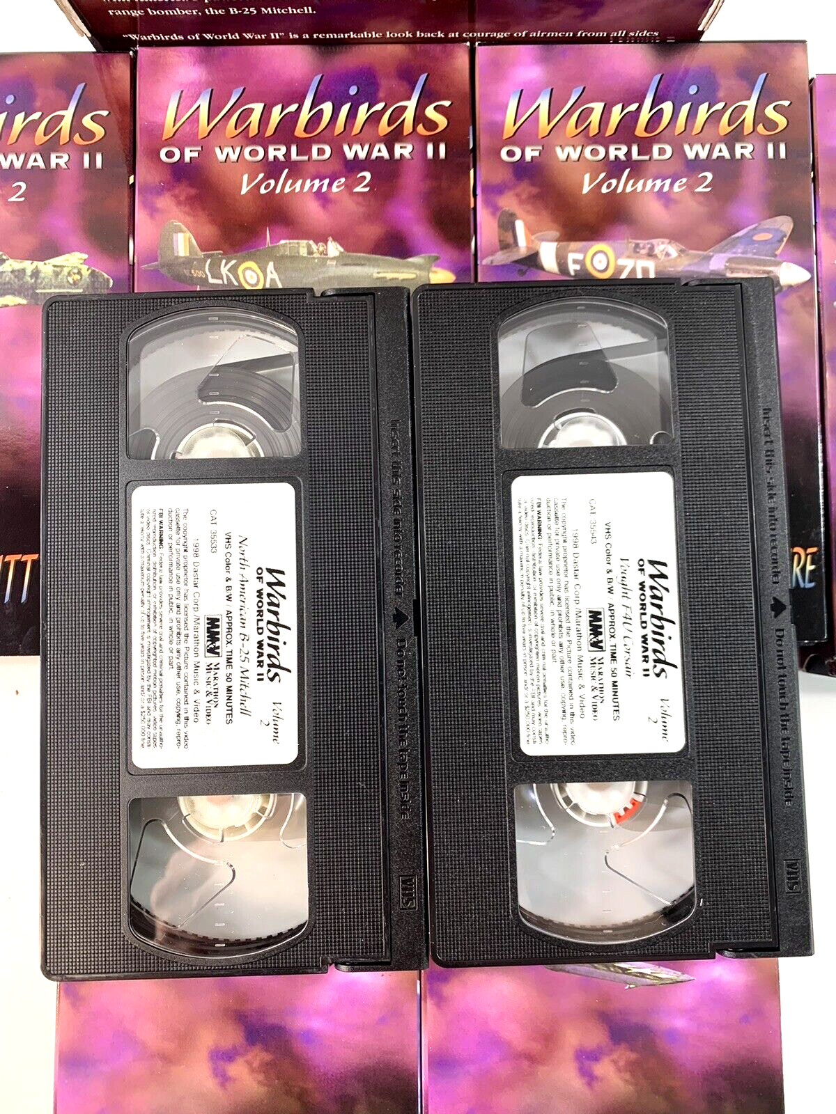 Rise And Fall Of The Nazi Empire (4 Military VHS box sets) Warbirds of WWII +2