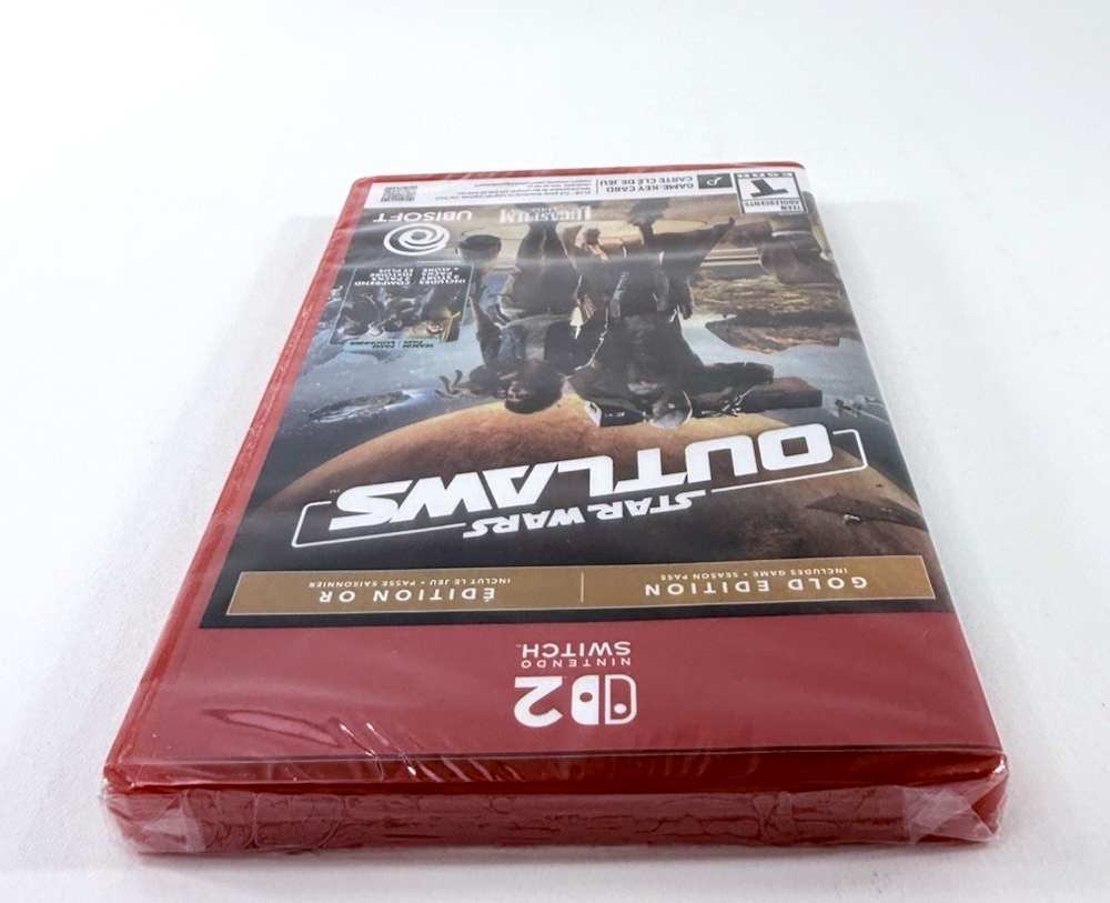 Star Wars Outlaws -- Gold Edition (Nintendo Switch 2, 2025) New, Factory Sealed
