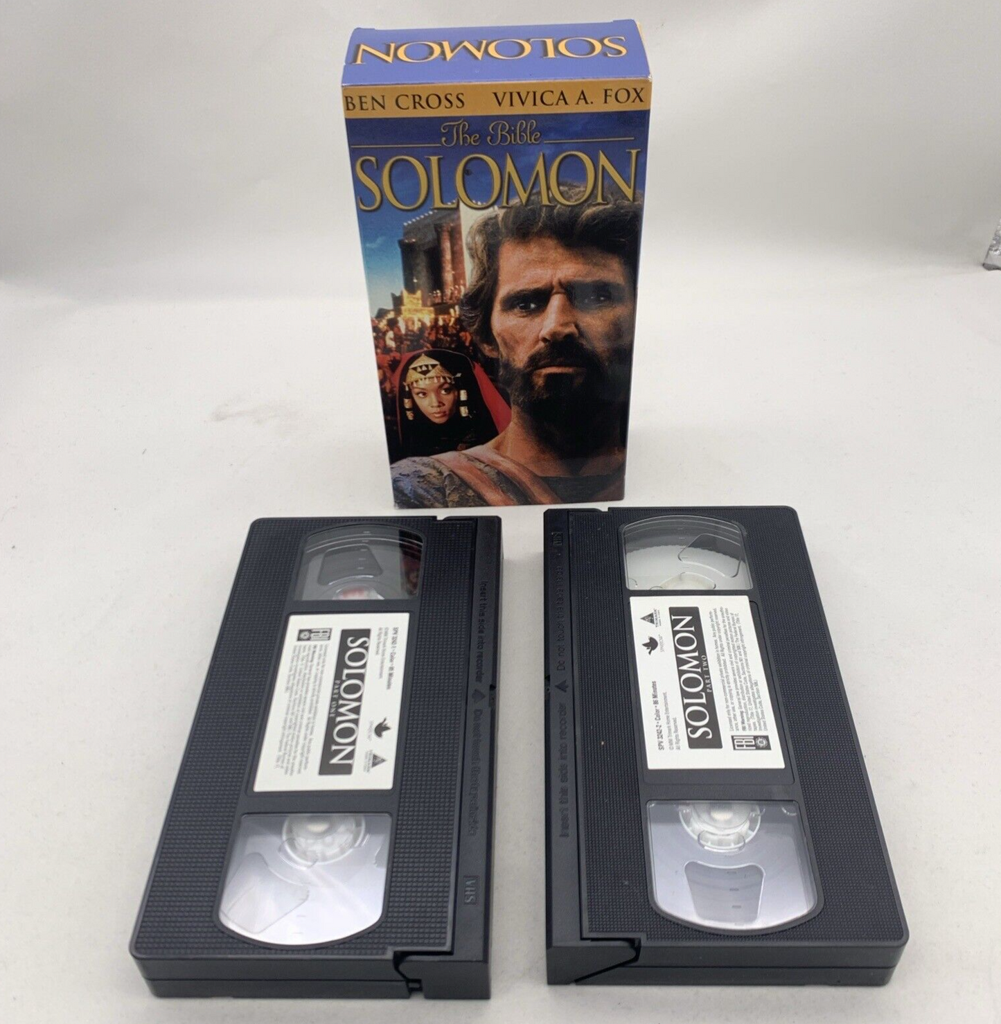 The Bible: Solomon (VHS, 2000) Ben Cross/Vivica A. Fox/Max Von Sydow