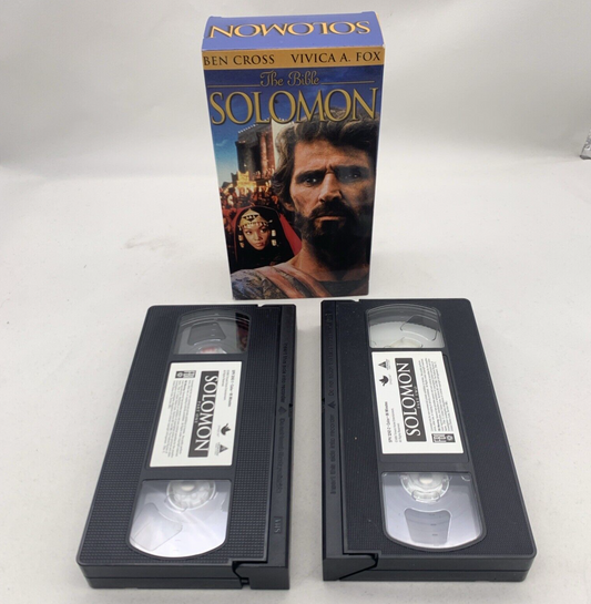 The Bible: Solomon (VHS, 2000) Ben Cross/Vivica A. Fox/Max Von Sydow