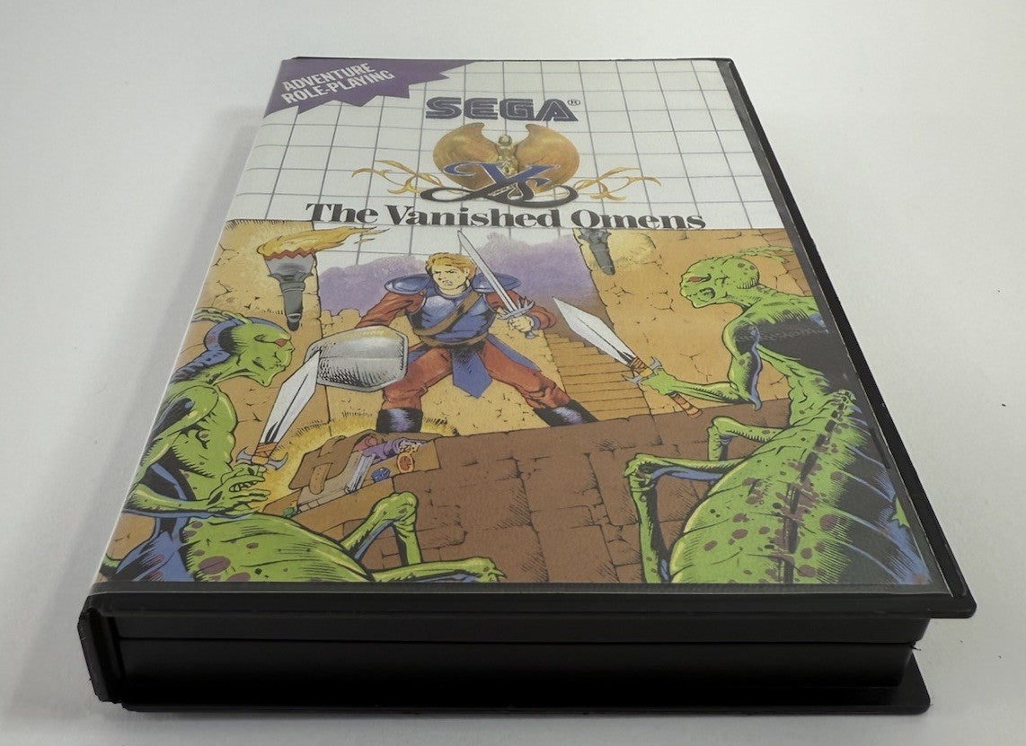 YS: The Vanished Omens (Sega Master System, 1988) Case And Manual Only - No Game