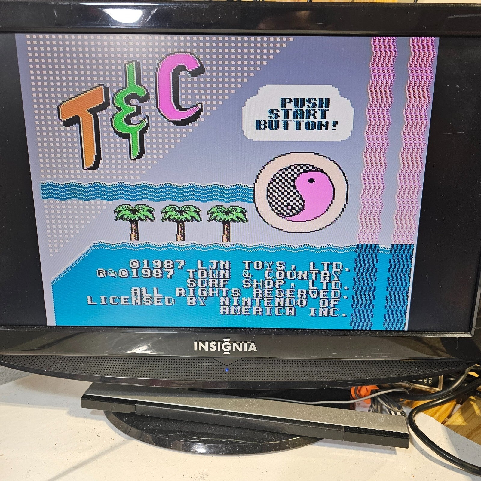 T&C Surf Designs: Wood & Water Rage (Nintendo NES, 1988) Game Cartridge - Tested