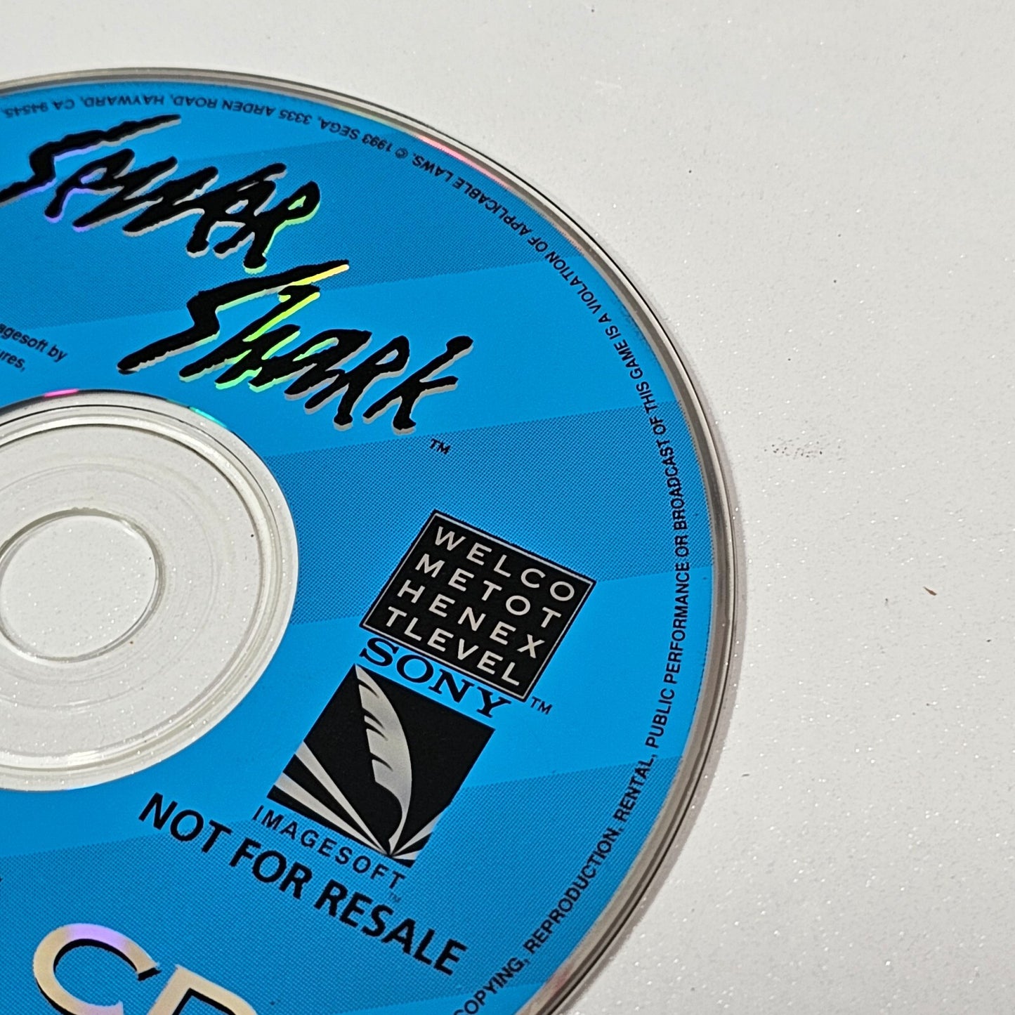 Sewer Shark (Sega CD 1992) Game  Not For Resale