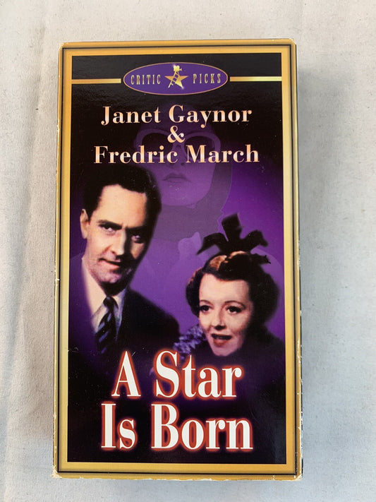 A Star Is Born (VHS, 1937 Version) Janet Gaynor/Fredric March