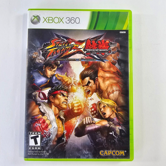 Street Fighter X Tekken (Xbox 360, 2012) Game Case Manual - Tested and Working
