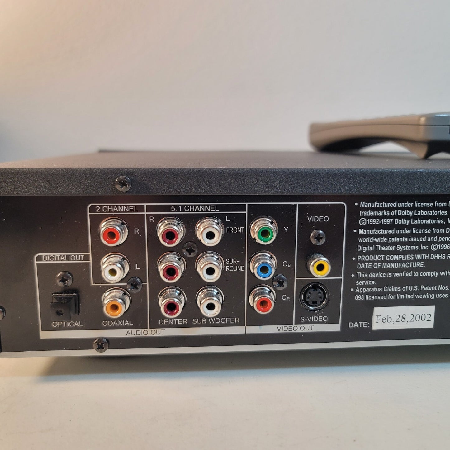 SonicBlue Go Video DVP750  DVD Video CD MP3 Player With Remote