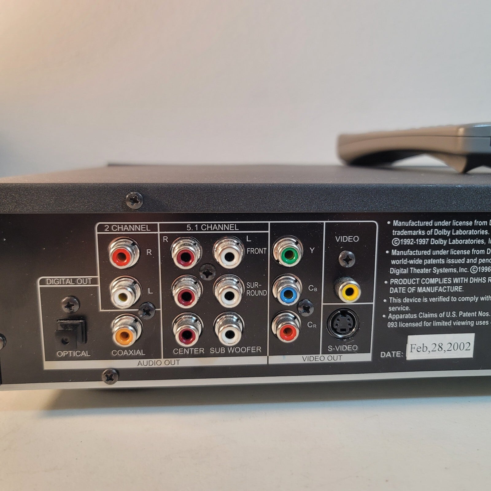 SonicBlue Go Video DVP750  DVD Video CD MP3 Player With Remote