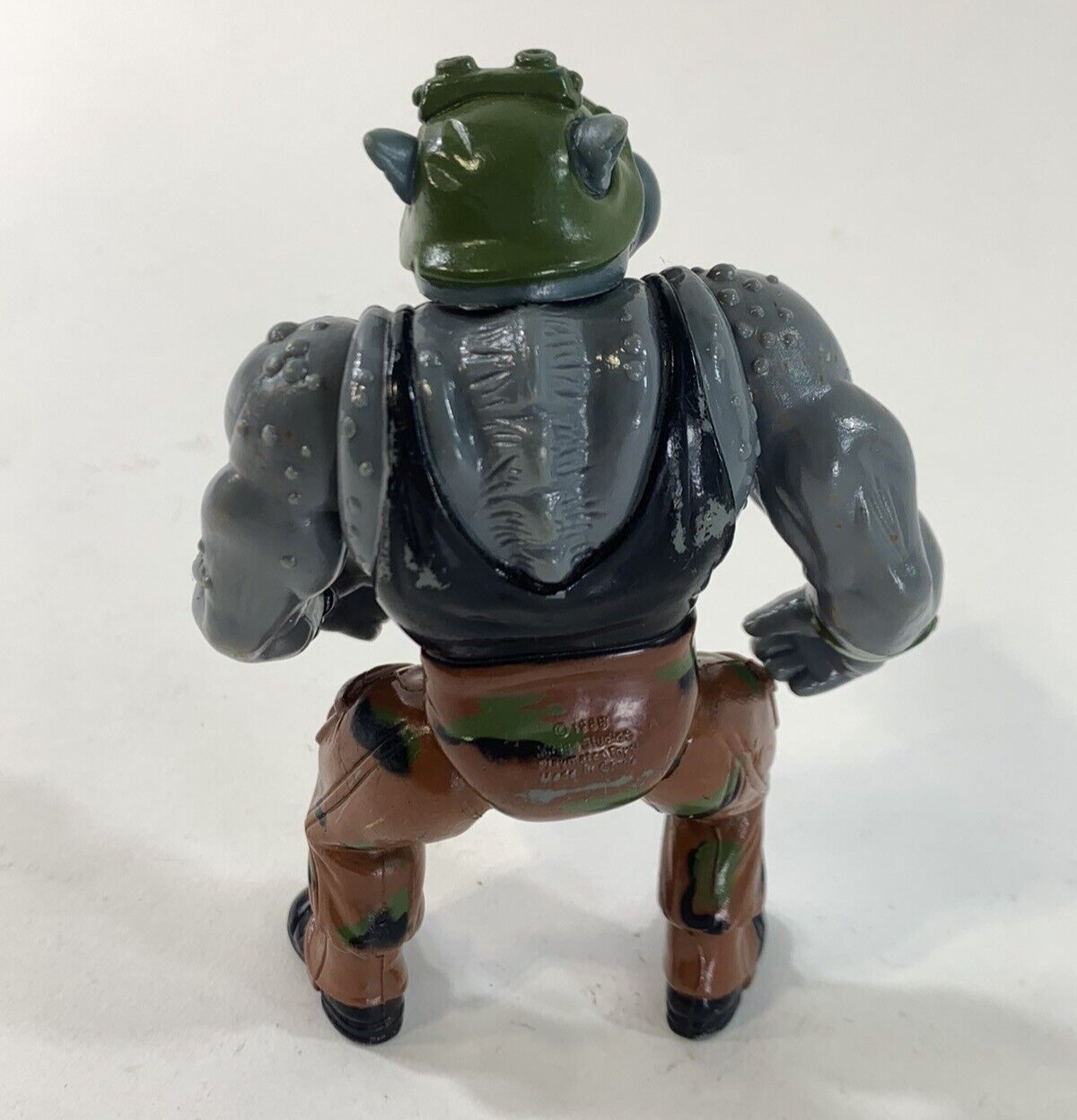 1988 TMNT Rocksteady Teenage Mutant Ninja Turtles 5” Playmates Action Figure