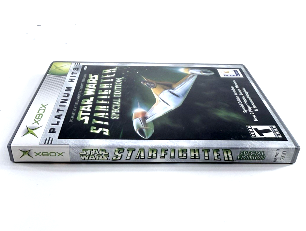 Star Wars: Starfighter Special Edition (Xbox, 2001) Game Case Manual - Tested