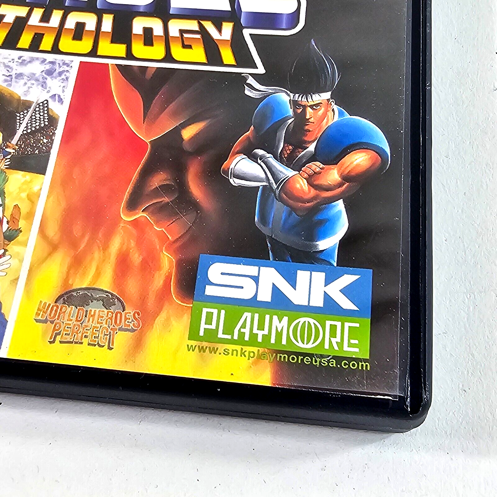 World Heroes Anthology (Sony PlayStation 2, 2008) Game Case Manual - Tested