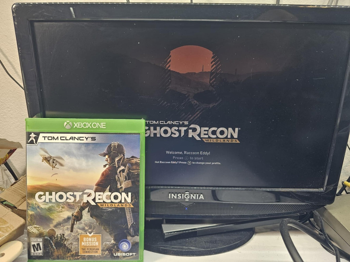 Tom Clancy's Ghost Recon: Wildlands (Microsoft Xbox One, 2017) Tested & Working