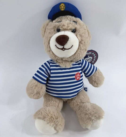 Вежливый мишка “Polite Bear” Army of Russia 12" Navy Outfit Bear With Tags