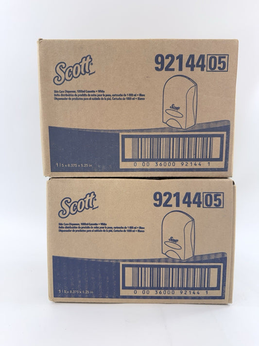 Scott Essential Skin Care White Soap Dispenser 92144 (Bundle of 2)