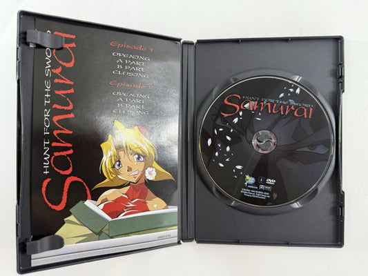 Samurai: Hunt for the Sword (DVD, 2001) Anime Works - Tested and Working
